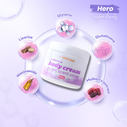 Brightening Body Cream 200gr & Beautyinu Brightening Booster Gold Powder 25gr