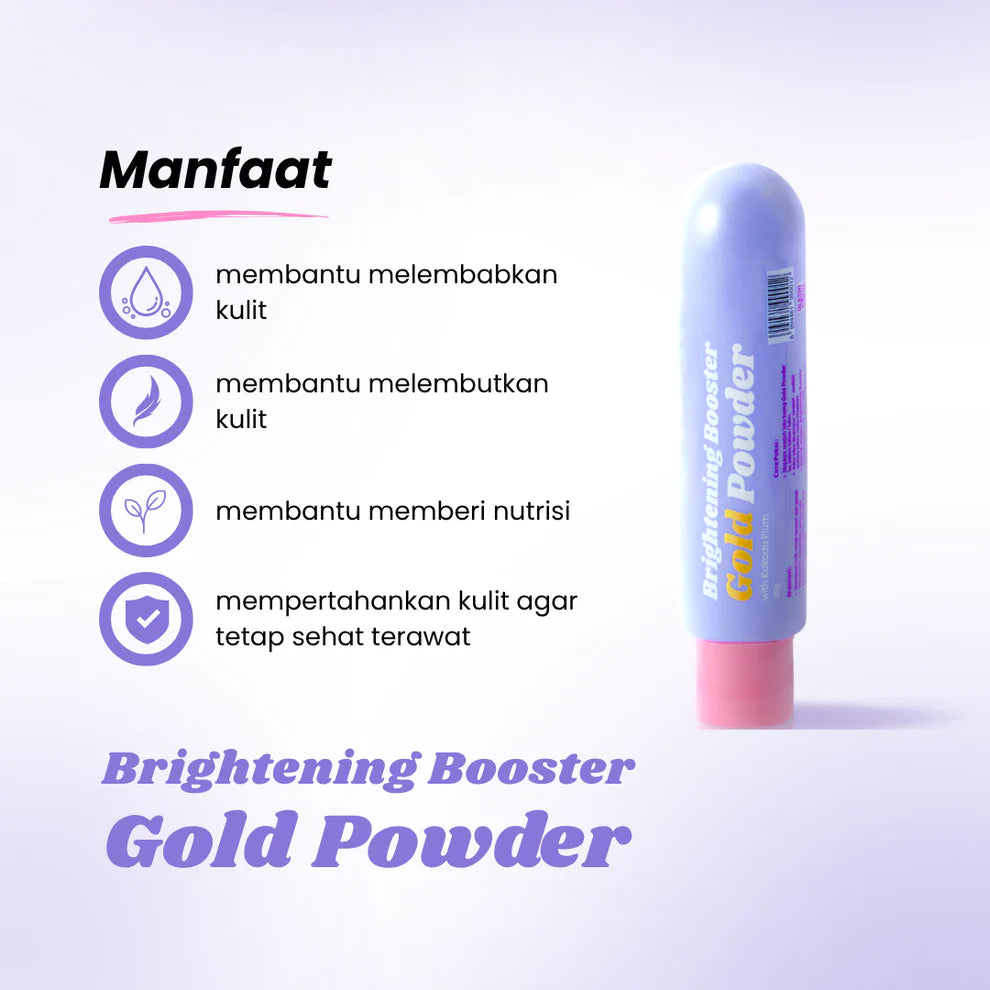 [Paket Lebih Hemat Banget] isi 7 Brightening Booster Gold Powder 25gr