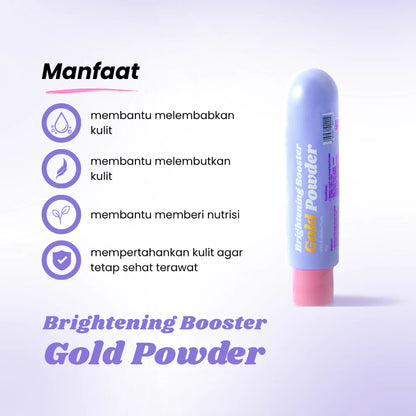 [Paket Lebih Hemat Banget] isi 7 Brightening Booster Gold Powder 25gr