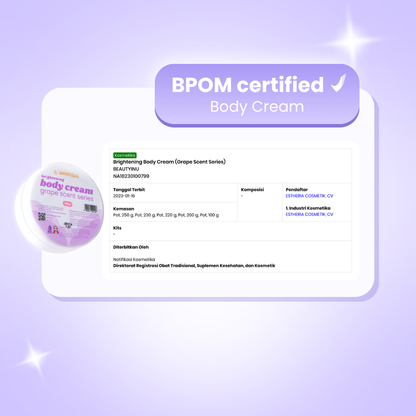 Brightening Body Cream Grape